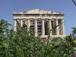 Parthenon in the winter