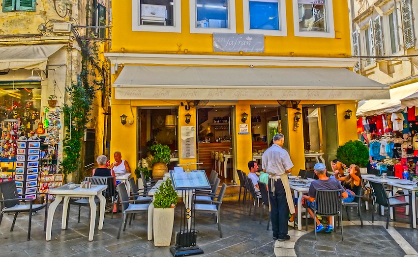Safron Restaurant, Corfu