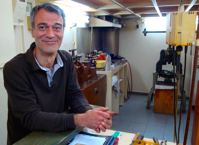 M Boulakas, silver Cretan knife maker
