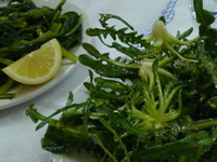 Wild greens in Crete