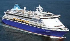 The 'Celestyal Discovery' cruise ship