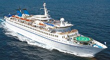 The "Orient Queen" cruise ship
