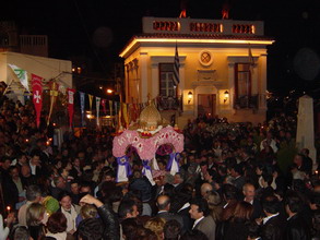 Epitaphios procession in Kea