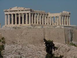 Athens Acropolis: Parthenon from Phillipapou