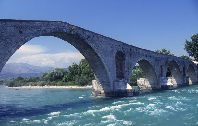 Arakhtos Bridge, Arta, Greece