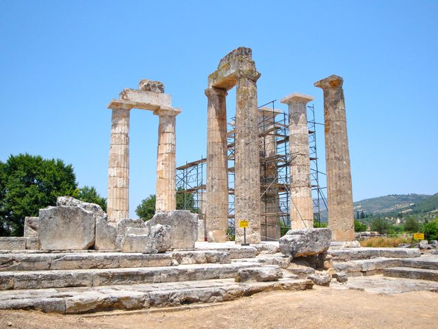Temple in Nemea, Greece