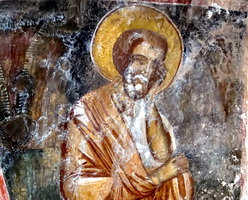 Geraki-frescoes in the Byzantine church