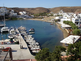loutra, kythnos, greece
