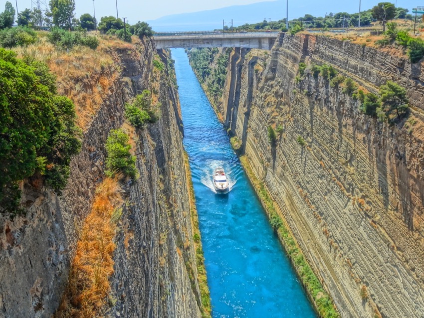 Corinth Canal And Isthmia