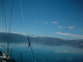 winter sailing in Greece