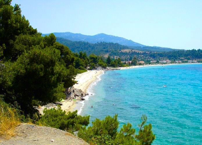 sithonia beach halkidiki greece