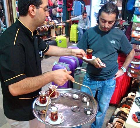 Tea in the Grand Bazaar, Istanbul