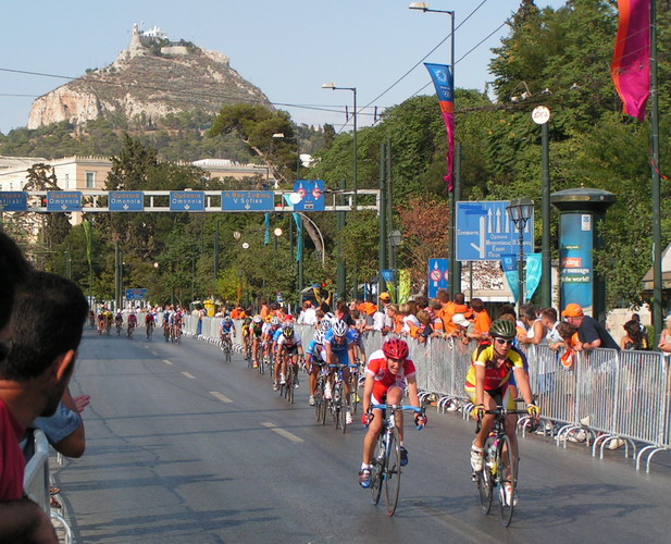 Athens during 2004 Olympics Cycling