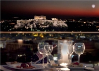 Acropolis view from Saint George Lycabettus Hotel, Athens