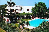 The pool at Summer Lodge near Chania in Crete