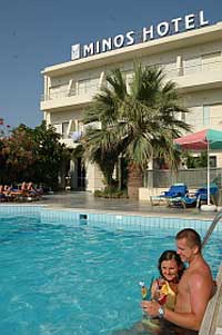 Minos Hotel, Rethymno, Crete