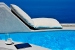 Relaxing by the swimming pool, Kifines Suites, Folegandros, Cyclades, Greece