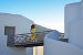 Exterior hotel details, The Mar Inn Hotel, Chora, Folegandros, Cyclades, Greece