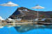 Lounging by the pool, The Mar Inn Hotel, Chora, Folegandros, Cyclades, Greece