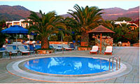 View of another pool, Dionysos Hotel, Milos