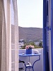 View from a balcony, Martino's studios, Merihas, Kythnos, Cyclades, Greece
