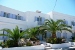 Hotel exterior, Aeolis Hotel, Adamas, Milos, Cyclades, Greece