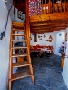 Interior staircase of the windmill, Aera Milos, Milos, Cyclades, Greece