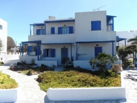 Exterior of Apollon Pension, Pollonia, Milos