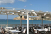 The beach bar, Golden Milos Beach Hotel, Milos, Cyclades, Greece