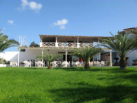 Exterior view of the Golden Milos Beach Hotel, Provatas, Milos, Cyclades, Greece