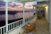View from the common veranda at sunset , Halara Studios, Plaka, Milos, Cyclades, Greece