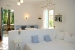 Another bungalow sofa corner, Kostantakis Residence, Pollonia, Milos, Cyclades, Greece