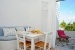 Superior studio sofa corner and balcony, Kostantakis Residence, Pollonia, Milos, Cyclades, Greece