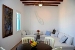 Junior Suite dining & living room, Kostantakis Residence, Pollonia, Milos, Cyclades, Greece