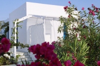 Bungalow veranda at Kostantakis Residence, Milos