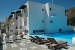 Outdoor pool area, Liogerma Hotel, Adamas, Milos, Cyclades, Greece