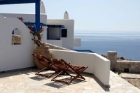 A Sea view veranda, Psaravolada Resort, Psaravolada, Milos