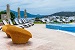 Jacuzzi and village view, Santa Maria Village, Milos, Cyclades, Greece