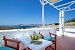 View from a balcony, Villa Gallis, Pollonia, Milos, Cyclades, Greece