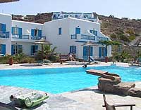The pool of the Lady Anna Hotel, Mykonos