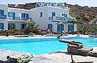 Lady Anna Hotel, on Platis Yialos beach, Mykonos.  Cat A'