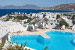 Pool area and views of the windmills, Ilio Maris Hotel, Mykonos