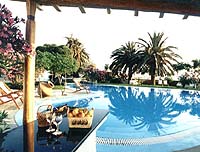 The pool of the Leto Hotel, Mykonos