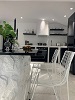 Kitchen and dining area at the Luxury Apartment, Panos Studios, Agios Georgios, Naxos, Cyclades, Greece