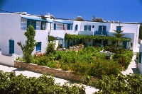 The garden at the Agios Prokopios Hotel, Naxos