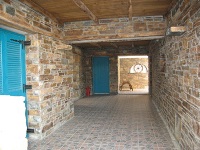 The Agios Prokopios Hotel hallways, Naxos