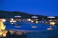 The pool at Villa Marandi, Agios Prokopios, Naxos