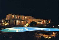 The pool at Villa Marandi, Agios Prokopios, Naxos
