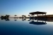 Outdoor restaurant by the pool, Plaza Beach Hotel, Plaka, Naxos, Cyclades, Greece