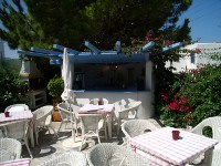 Panorama Hotel, Parikia, Paros, pool and barbecue bar